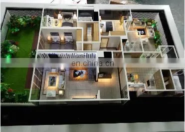 Real estate marketing scale models , 3d scale apartment models