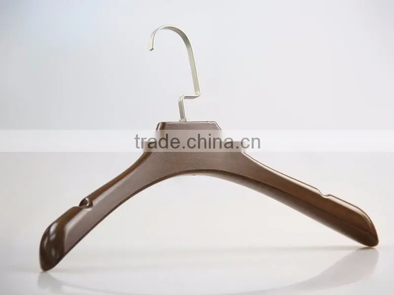 CY-653 wholesale high-end Personlized wooden pant hanger Wooden Clothes Hanger