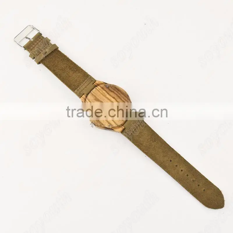 Japanese Movement Zebra Wood watch wrist watches