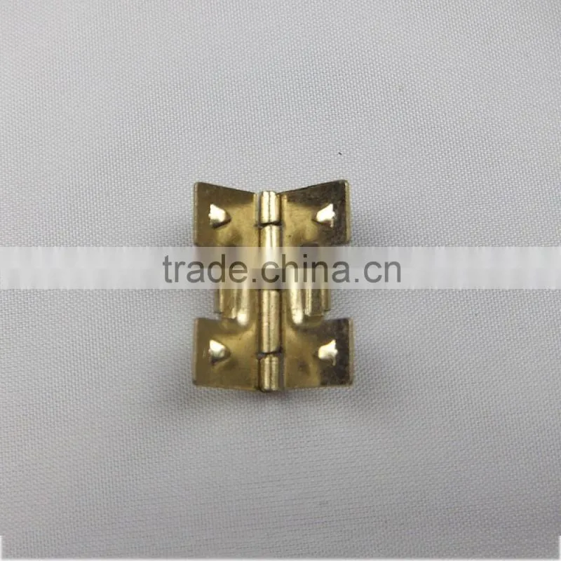 small yellow zinc jewellery box concealed hinge