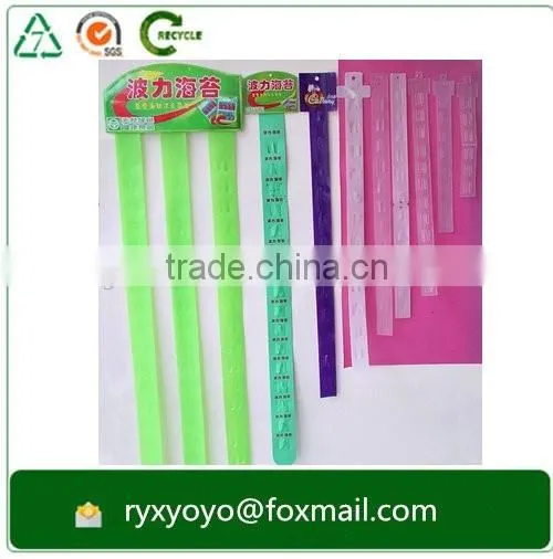 high quality Supermarket plastic pp white hanging display shelf strip