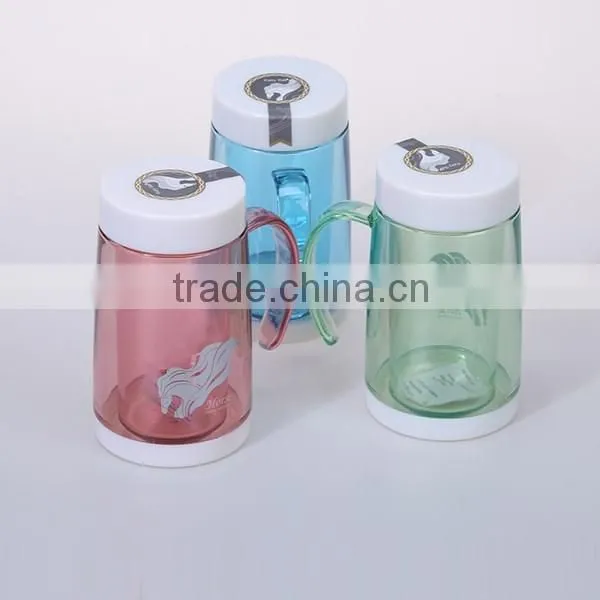 Natural tree design plastic cup hanger rack with 8 cups set