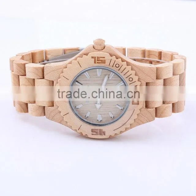 fashion business wooden watches for women watches bamboo wooden watch for men