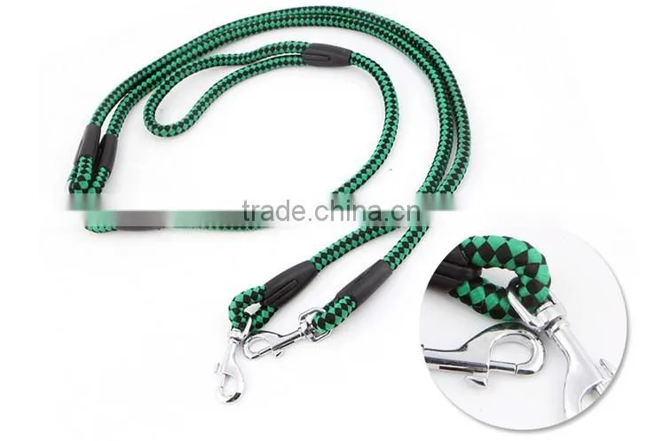 dog product nylon two dog leash five color available