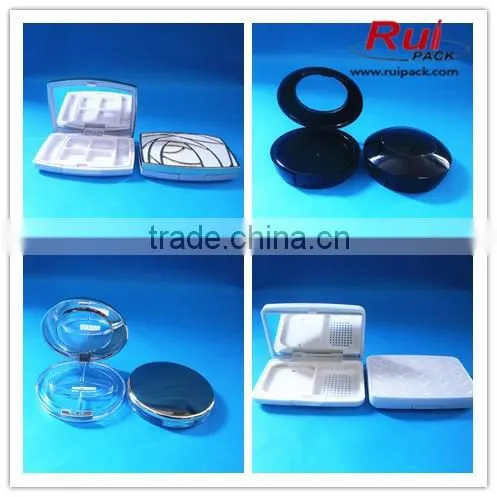 Finger shap lipstick case with aluminum gold inner, black lipstick tube/container in unique shape