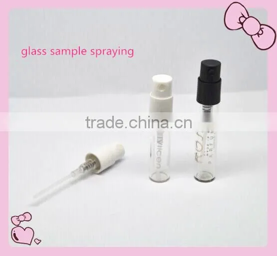 1.5ml 2ml 3ml snap-on glass vial with plastic pump sprayer