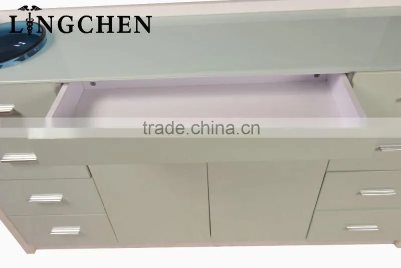 High graded steel dental mobile cabinet in dental clinic (Q921)