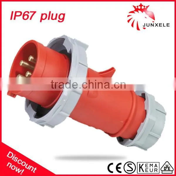IP67 16A 400V 4P high end type industrial plug