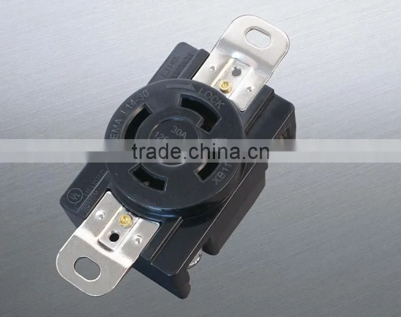 Cheapest 1USD NEMA locking plug UL approvasl L5-30R Receptacle