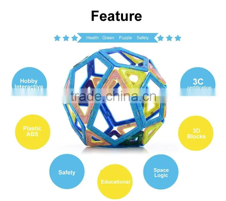 magnetic building blocks magnet balls plastic building blocks toys