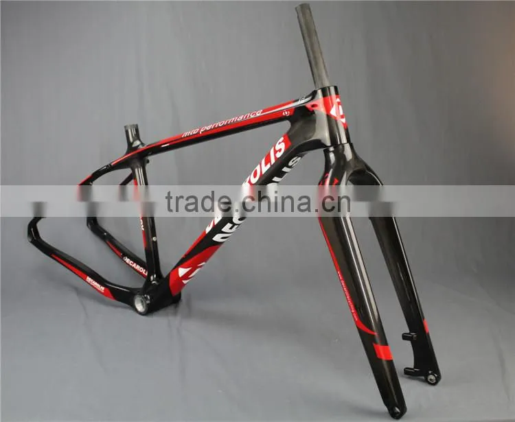 26er mtb bike carbon frame chinese factory carbon fiber fatbike frame 650C sonw bike carbon frame