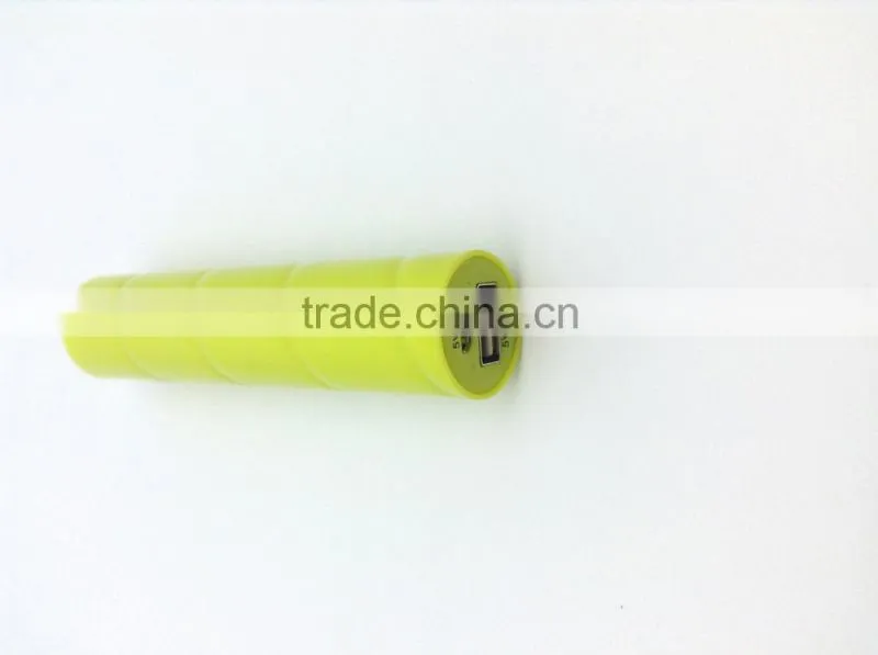 Plastic Material Lithium Battery Mini Size Power Bank
