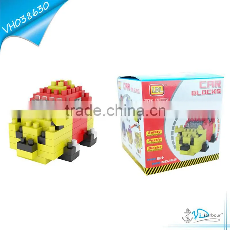 Diamond Building Block Toy Cartoon Car