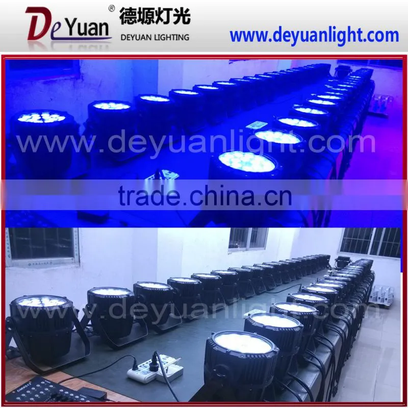 High quality rgbwa led par can 18x10w led stage light for party wedding event