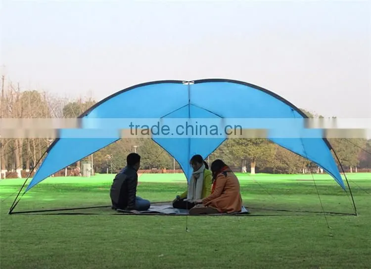 Double Layer 3-4 Person Triangle Sport Emergency Shelter Folder Largest Camping Tent
