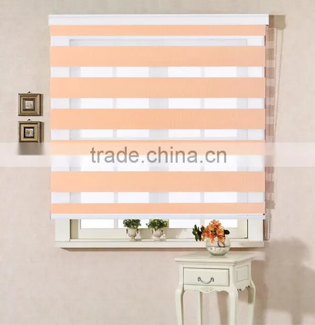 100%ployester fabric Blackout zebra roller blinds for window curtain
