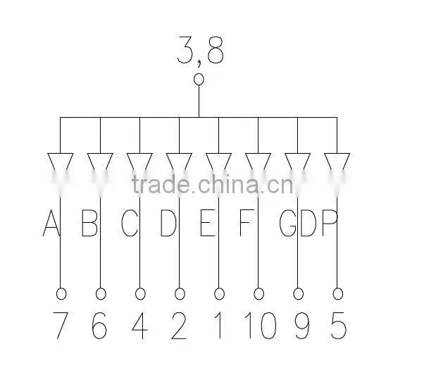 Free Sample FND Dip Series NEWSHINE 2 Digit 7 Segment LED Display 0.3"