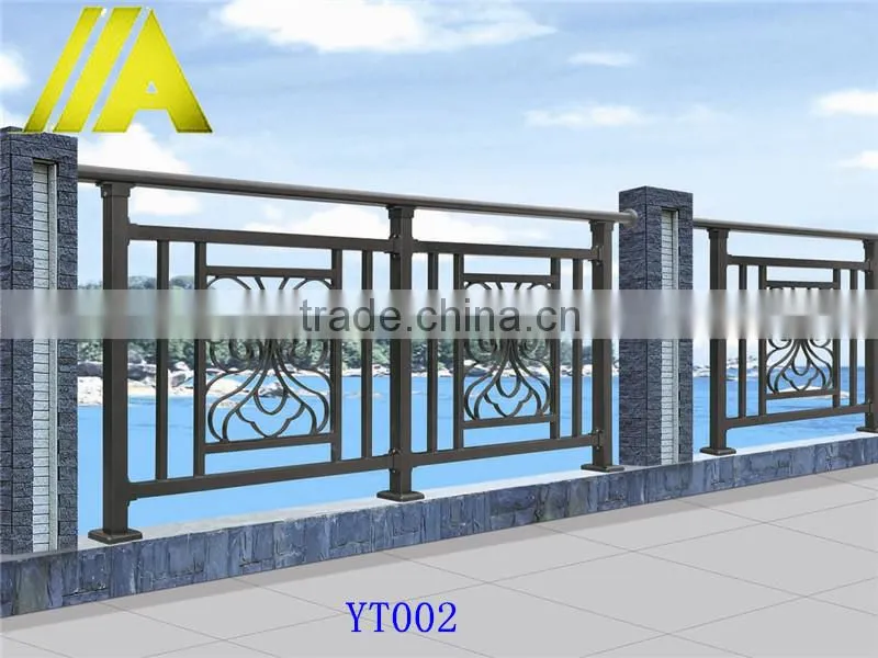 YT-005 wrought iron balcony railing designs