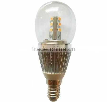 Modern e17 e27 e14 b15 led round bulb light cool white, led smd candle light bulb