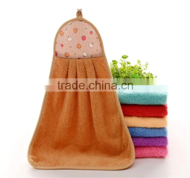 factory sale directly client design coral fleece hand towel stock
