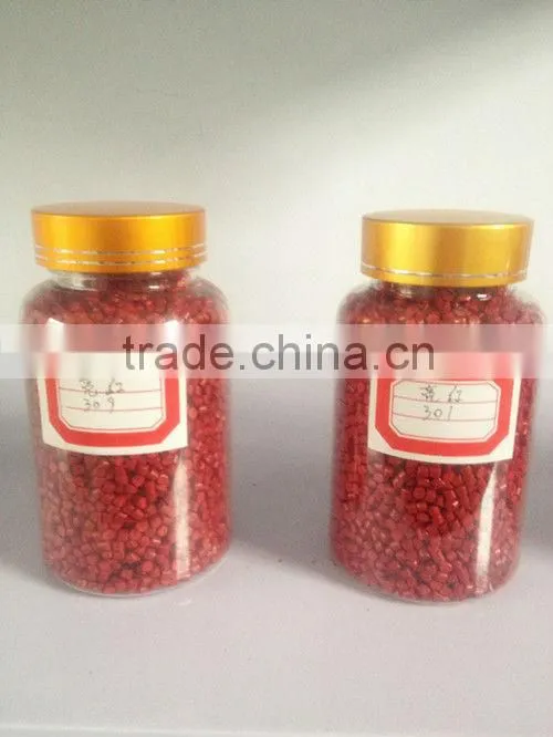 bright red masterbatch,red masterbatch,red pe masterbatch,good quality,high pigment.