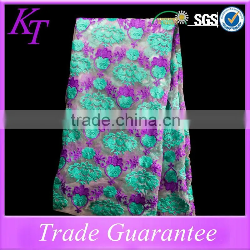 China manufacturer new design crochet lace fabric