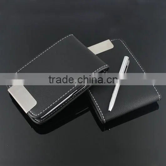 High Quality Good Design Cheap Leather Notepad Holder