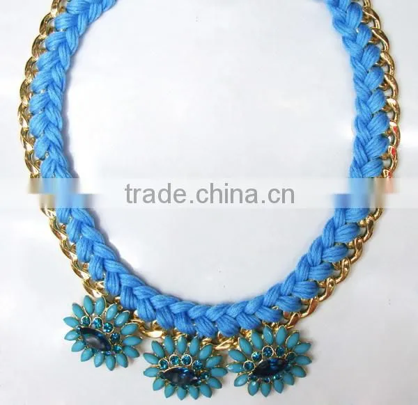 Sunflower Casting Fashion Jewelry Necklace For Spring Of 2014