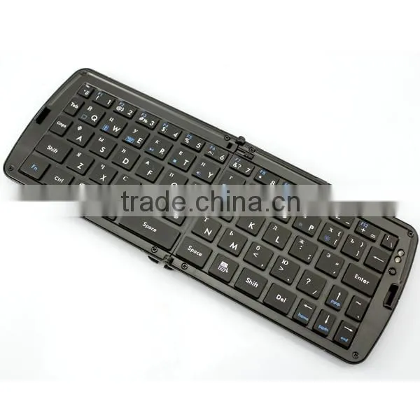 66 Keys Russian Portable Folding Wireless Bluetooth 3.0 Mini Keyboard For Android Smartphone Tablet iPad iPhone