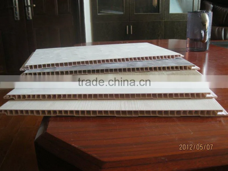 OUMEIJIA Latest Fashion pvc wooden panels for walls of interior wall paneling