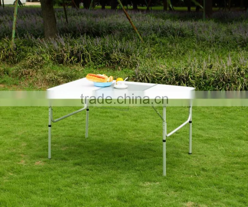 Korea brushed silver handy garden folding picnic table