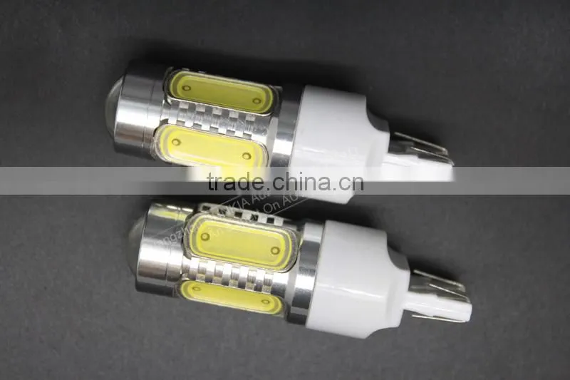 High Performance 12V 7443 W21/ 5W High Bright 7.5w Wedge Car Brake Stop Reverse Turn Signal LED Bulb White