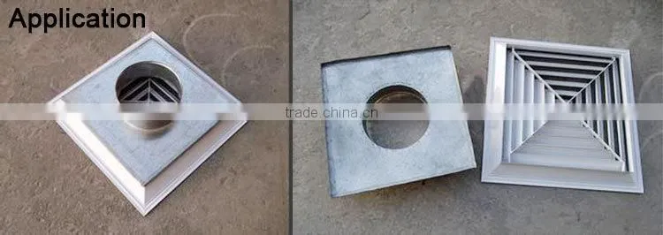 metal neck adaptor hvac accessory