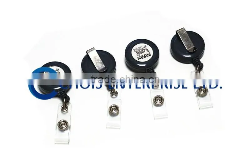Custom Single Side Logo Retractable Badge Reel, High Quality