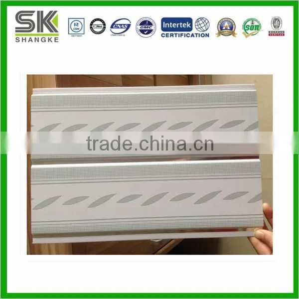 Fire resistant Printing decorative washable PVC wall panels for interior