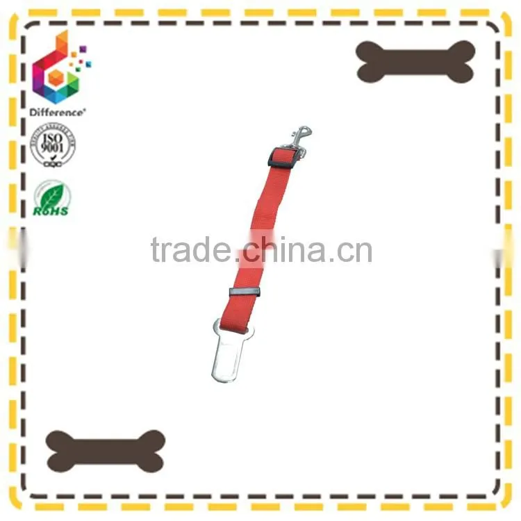 Red nylon rope adjustable dog collars
