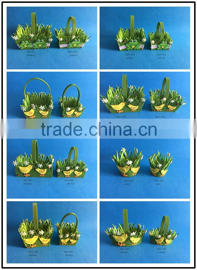 felt easter baskets