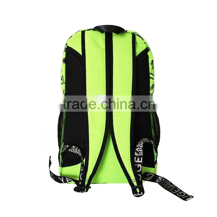 custom floral green backpack korean fashion nylon backpack
