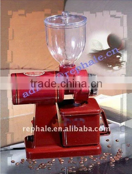 red, light weight, easy to operate coffee grinding machine