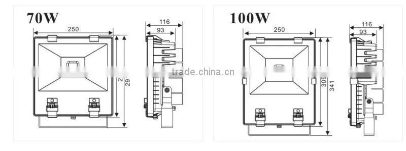 New products building LED floodlight 50w high power led flood light
