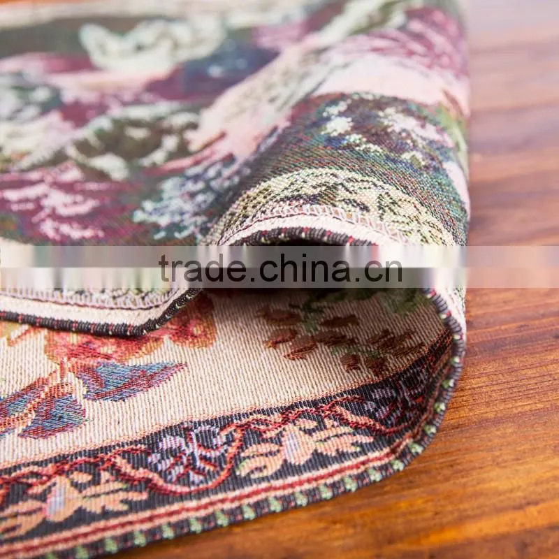 PLUS natural burlap hessian polyester banquet wedding wholesale table runner cloth