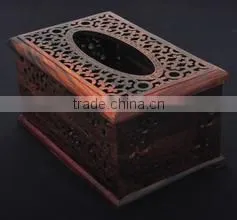 vast custom high quality wooden tissue box environmental