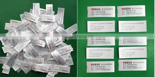 Automatic Ultrasonic label cutting machine
