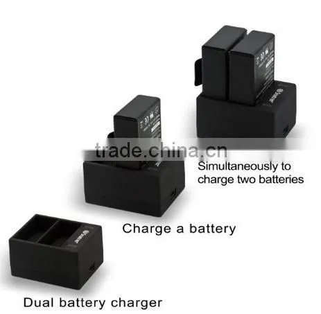 For gopro battery charger with smatree logo hot sale