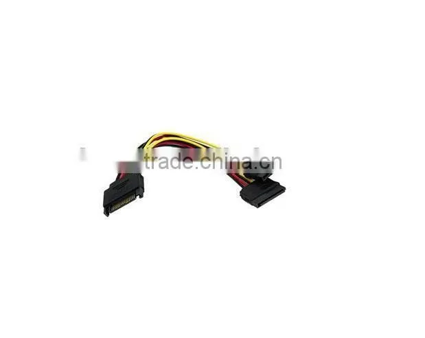 high quality SATA M to 2X SATA F power cable with shrapnel