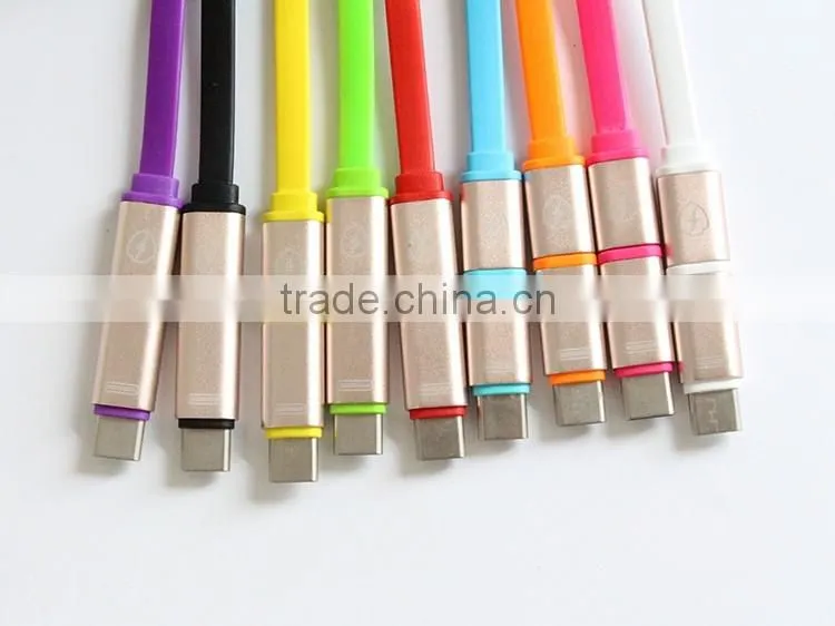 wholesale factory multifuction 2 in 1 Type C cable