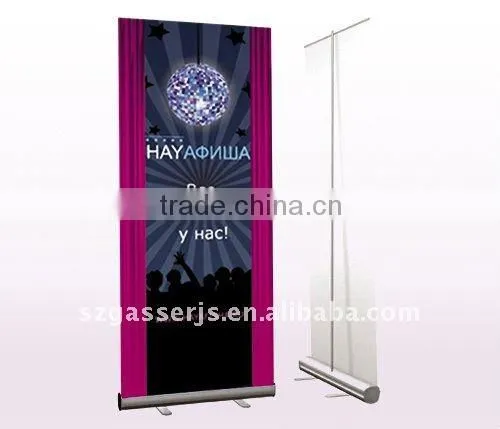 Factory custom stand connected banner rolling up banner banner standee