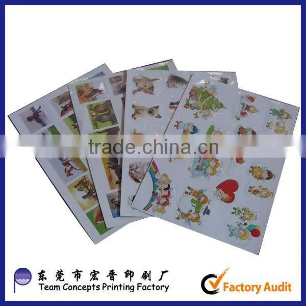 A4 Size Colored Sticker Paper