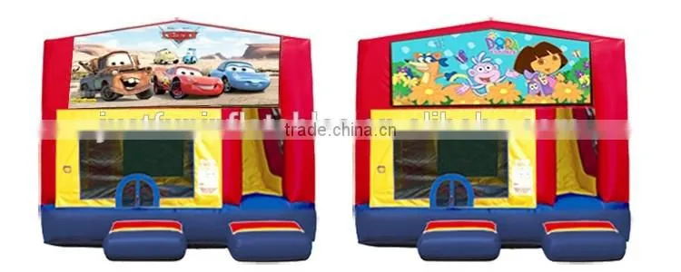 happy birthday bouncy castle modular cheap bounce houses with slide combo for kids