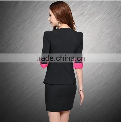 Hotel uniforms beautician sleeve dress stewardess uniforms front desk manager cashier foreman career suit